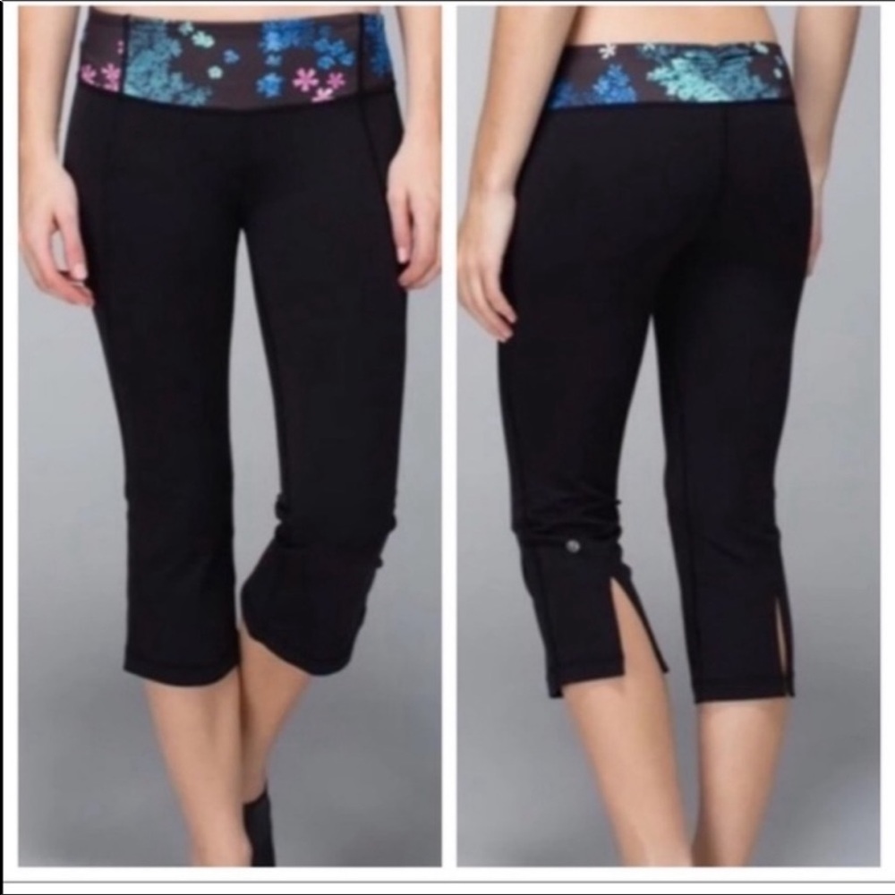 Lululemon Gather & Crow crops Size 8